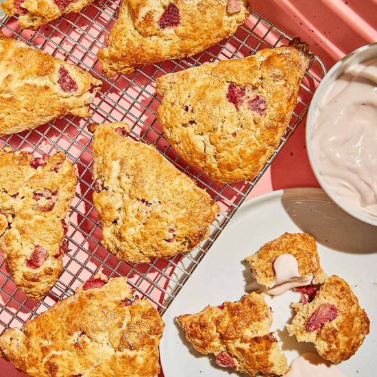 Strawberry Scones