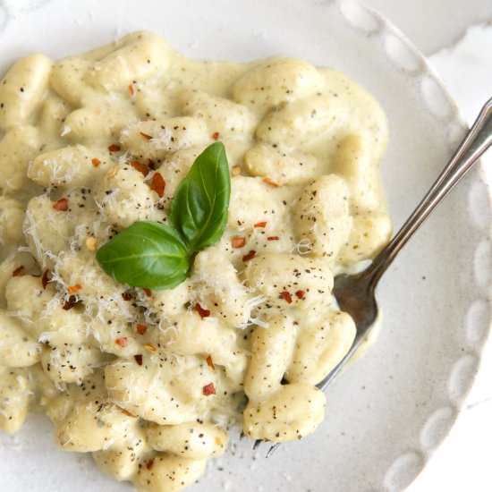 Creamy Pesto Gnocchi