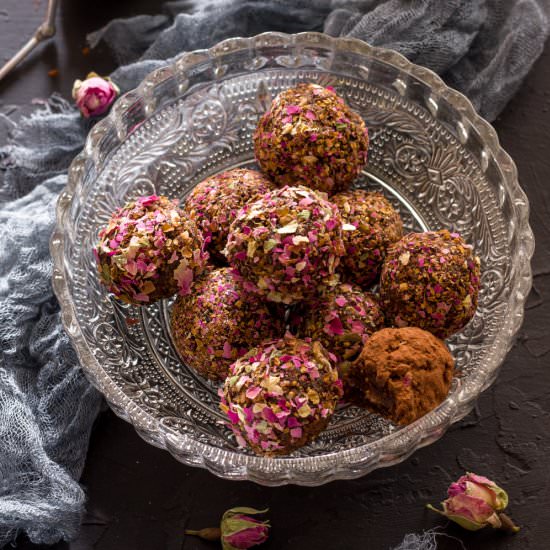 Easy Rose Bliss Balls