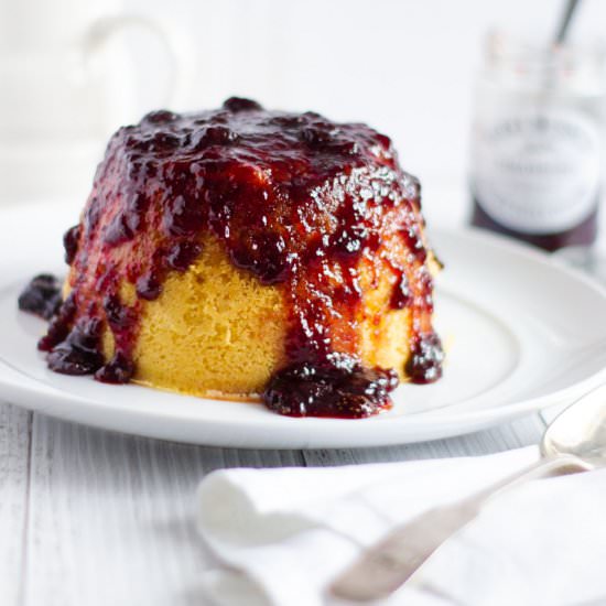 Steamed Jam Sponge
