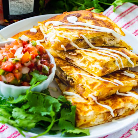 Chicken, Bacon and Ranch Quesadilla