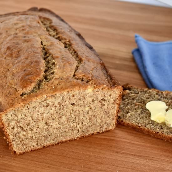 One Bowl Banana Bread | Chia & Flax