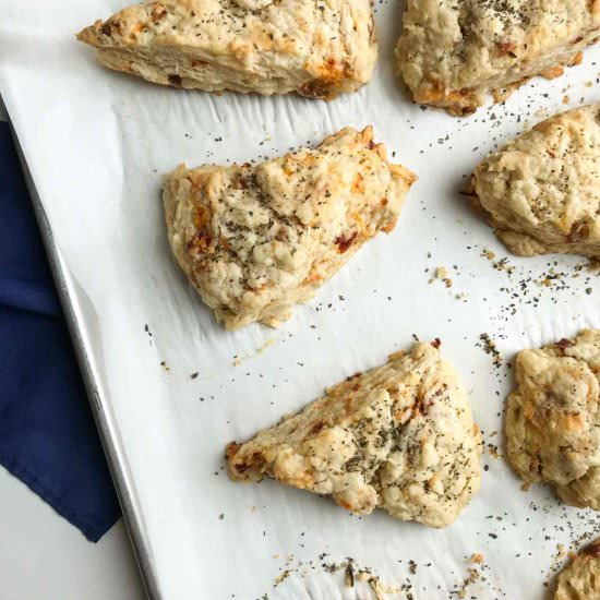 Sundried Tomato & Cheddar Scones