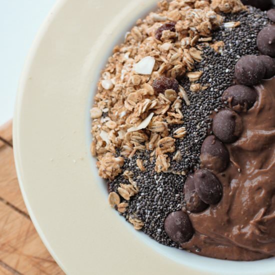 Mocha Smoothie Bowl Recipe
