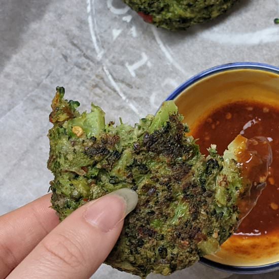 Vegan Broccoli Fritters Recipe