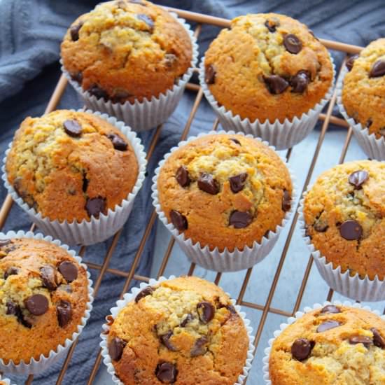 Classic Chocolate Chip Muffins
