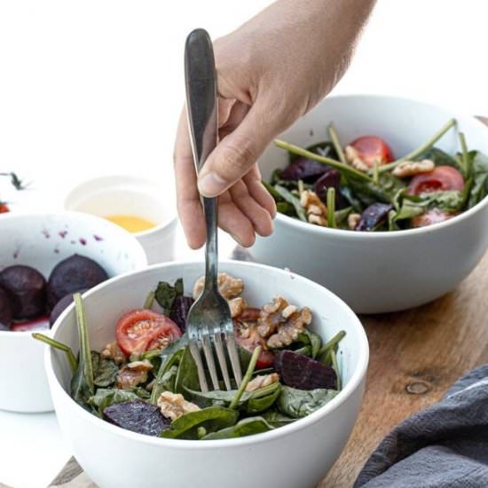 Beet and Spinach Salad Recipe