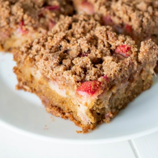 Gluten Free Rhubarb Cake