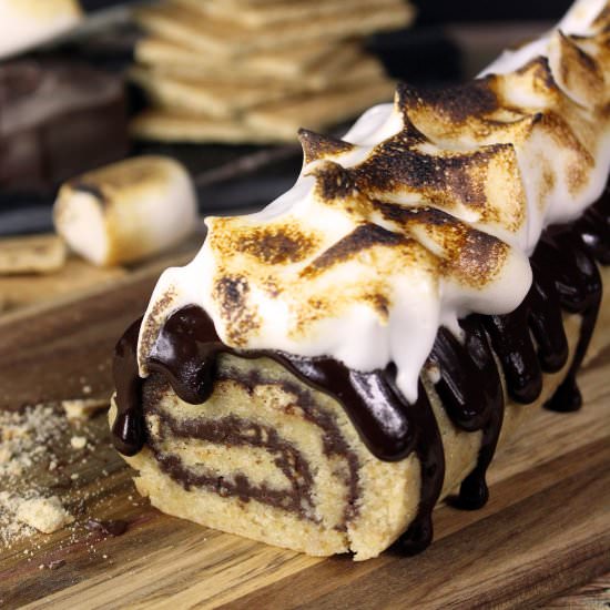 S’mores Cake Roll