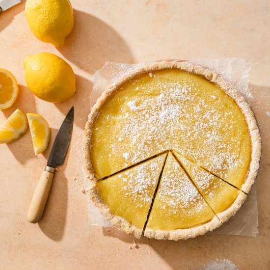 The Best Vegan Lemon Tart