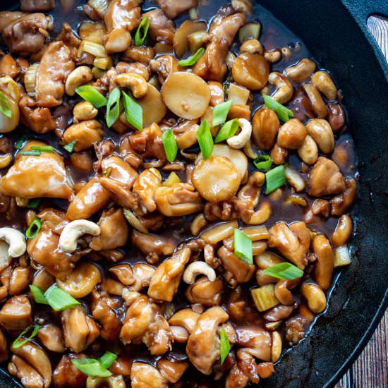 Easy Skillet Cashew Chicken