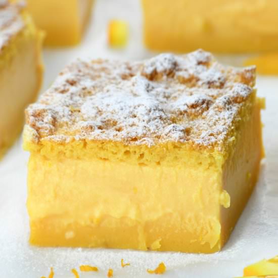 Orange Custard Cake