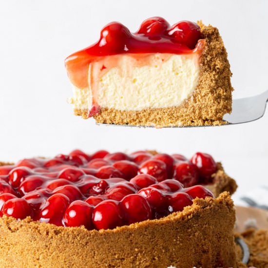 Instant Pot Cherry Cheesecake