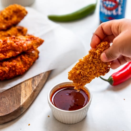 Air Fryer Buffalo Chicken Tenders