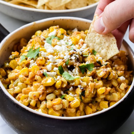 Quick and Easy Mexican Corn Dip