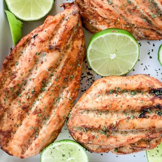 The Best Chili Lime Chicken -Smoked