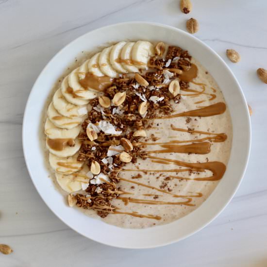 Peanut Butter Smoothie Bowl