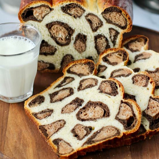Leopard Print Milk Bread