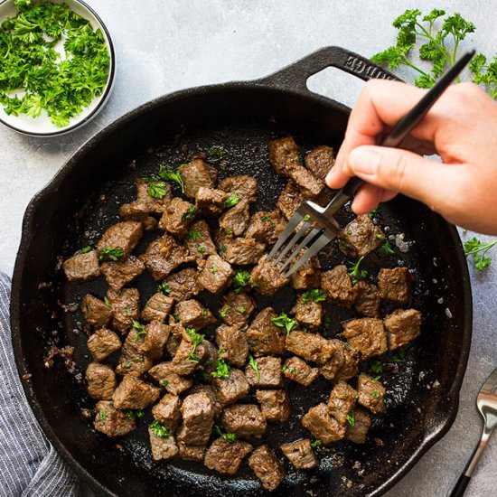 Garlic Butter Steak Bites