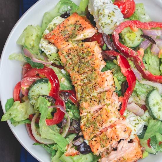Greek Salmon Salad
