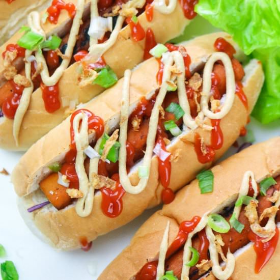 Easy Carrot Dogs