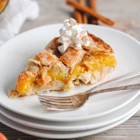Peach Mango Pie