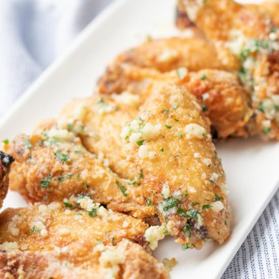 Garlic Parmesan Chicken Wings