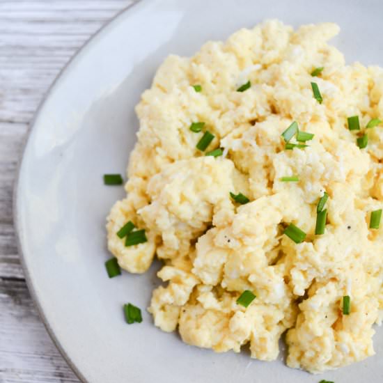 Parmesan Scrambled Eggs