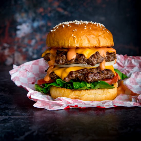 The Ultimate Double Cheeseburger