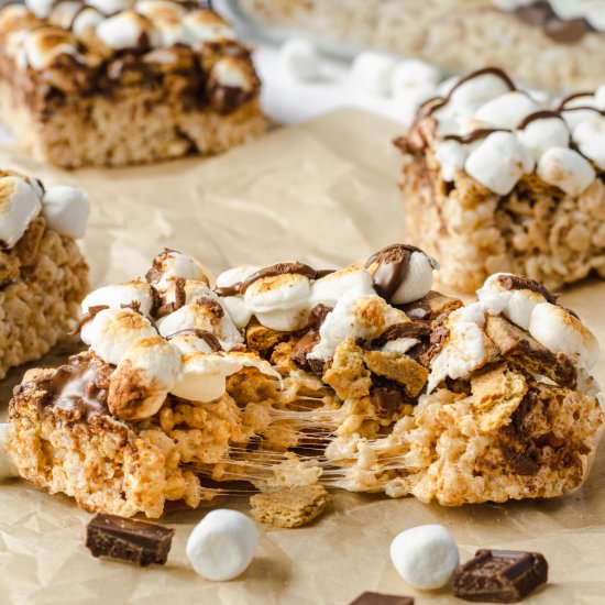 S’mores Rice Krispie Treats