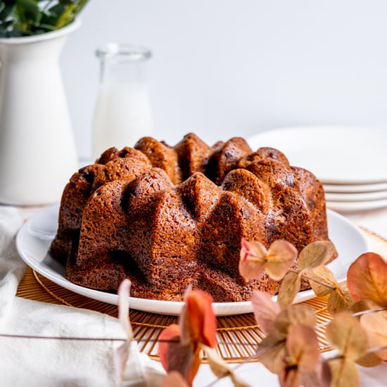 Chocolate Chip Banana Bundt Cake