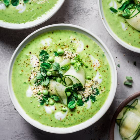 Creamy Avocado Gazpacho