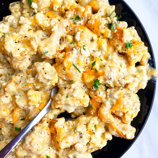 Instant Pot Cheesy Cauliflower