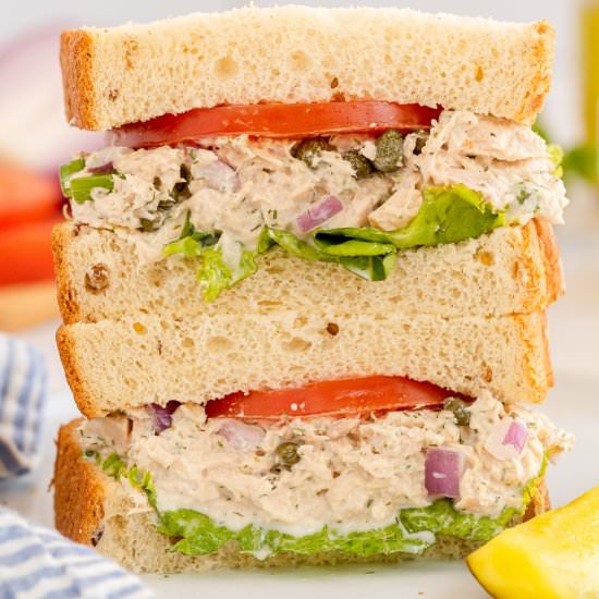 Tuna Salad with Capers and Dill