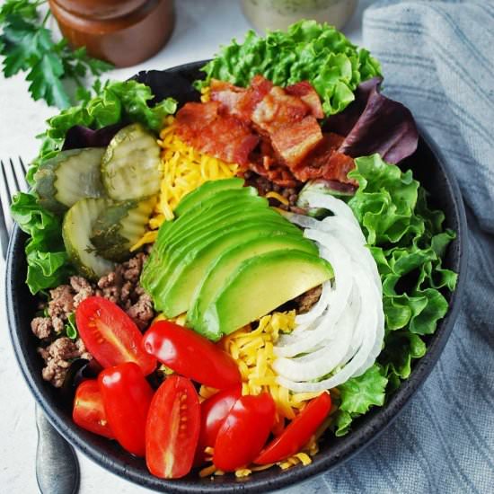 California Beef Burger Bowls