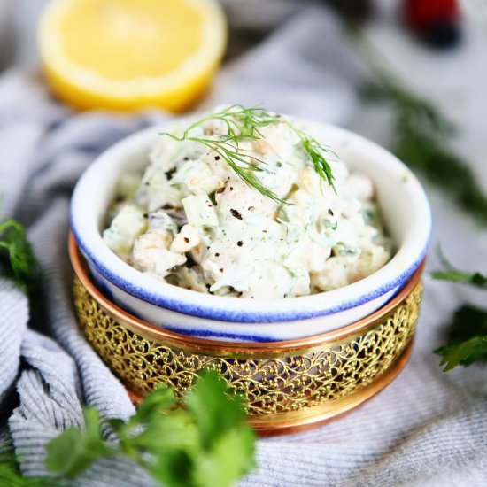 Chickpea Salad With Fresh Herbs