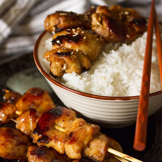 Teriyaki Chicken Skewers Recipe
