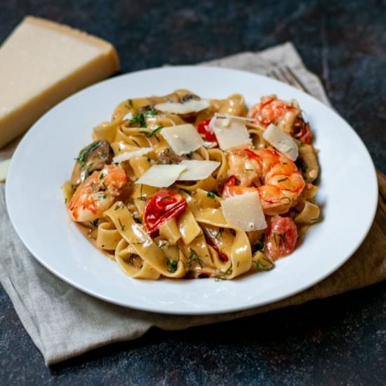 Creamy Prawn Pasta