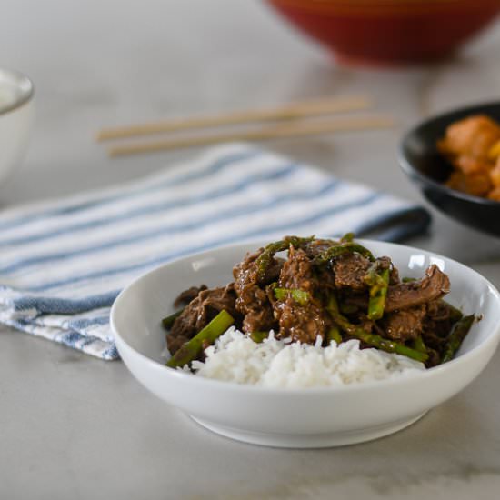 Asian Beef & Asparagus