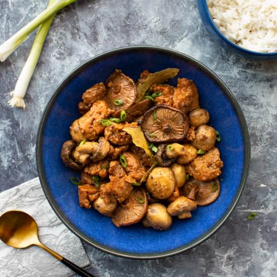 Meatless Mushroom Adobo