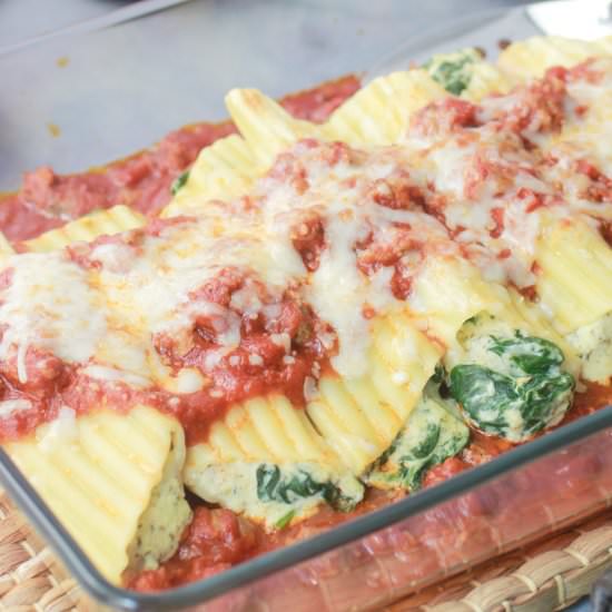 Sausage Manicotti