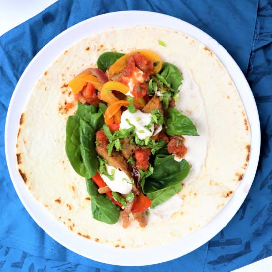 Vegan Fajitas from Seitan