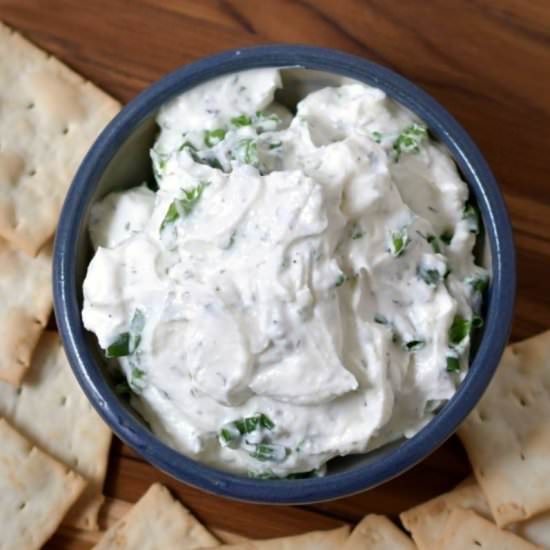 Homemade Boursin Flavoured Cheese