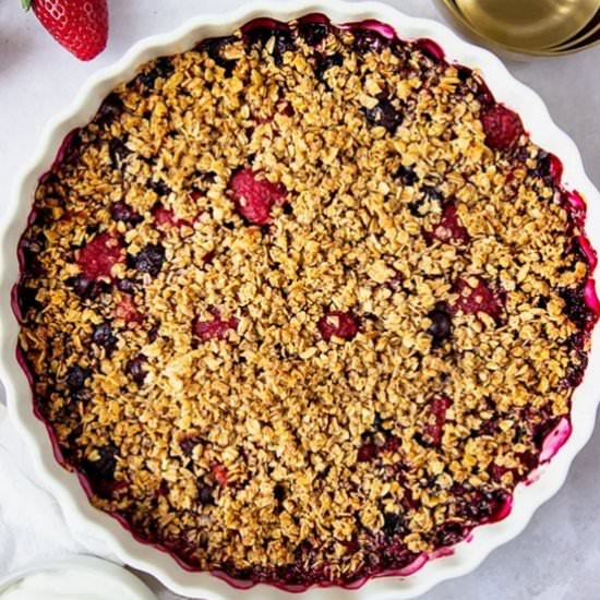 Triple Berry Crisp