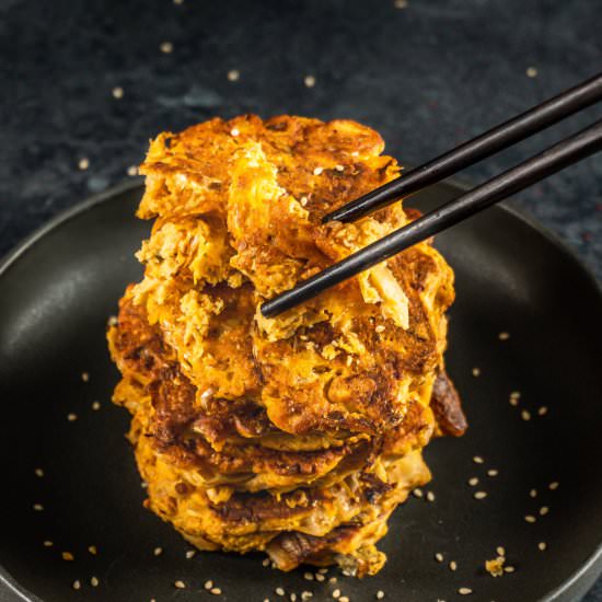 Korean-style Kimchi Pancakes
