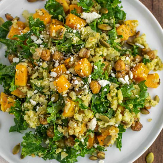 Kale Cauliflower Salad