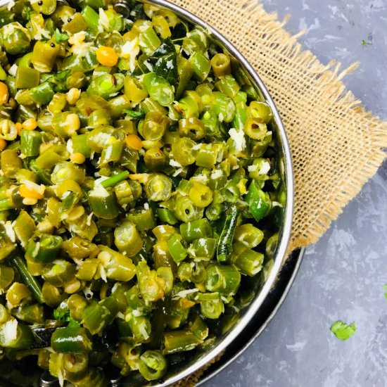 green beans stir fry