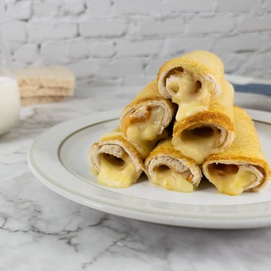 Turkey and Cheese Toast Rolls