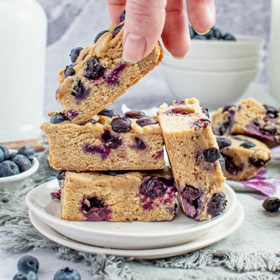 Blueberry Blondies