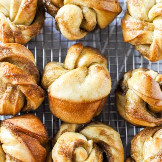 Cardamom Lemon Babka Muffins